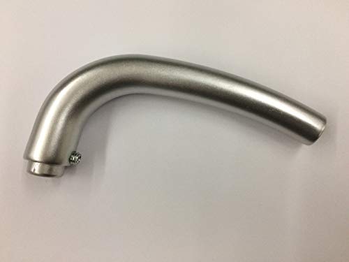  MANIGLIA SECUREMME IN ALLUMINIO ARGENTO F1 SINGOLA PER PORTA BLINDATA DA ABBINARE A PLACCA PER PORTONE PORTA BLINDATA Q8 PZ 1