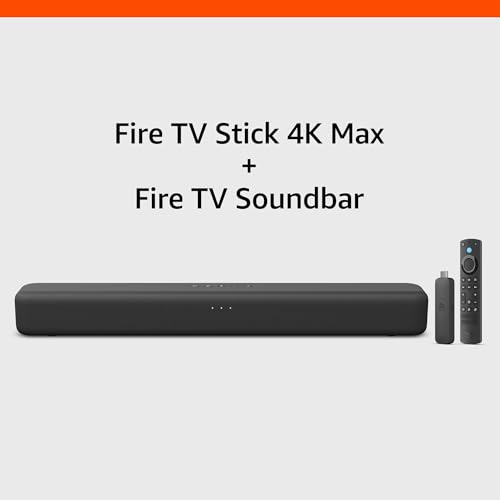 Image of Amazon Fire TV Stick 4K Max with Fire TV Soundbar