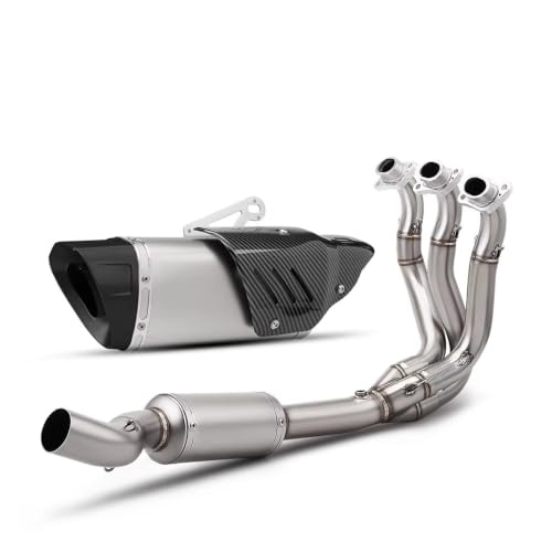 Tuyau d'échappement arrière Daytona 660 en inox avec double capteur O2
