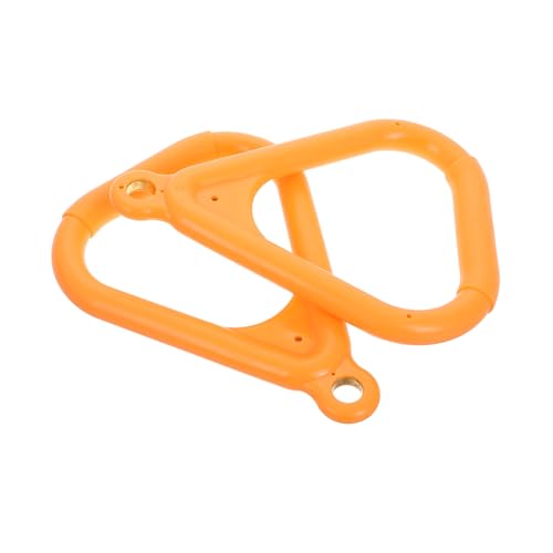 NAMOARLY Arm Strength Fitness Lifting Ring Set 2pcs Gymnastics Rings for Pull up Bar Outdoor Exercise Triangle Training Rings