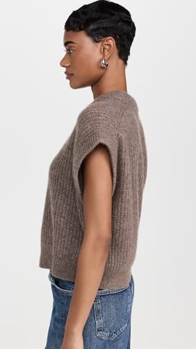 Women's Softest Oliva Cashmere Vest4