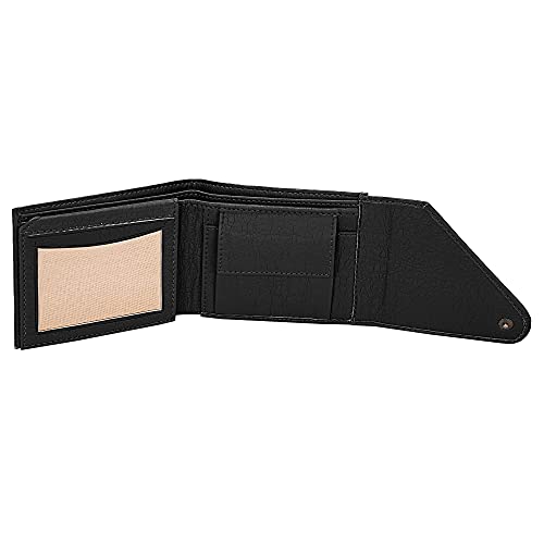 Image of Amicraft Faux Leather Men's Wallet & Belt Combo Set Black Brown Reversible Gift set