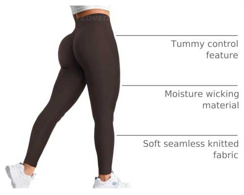 Image of YEOREO Boost Amplify Leggings for Women Seamless Scrunch Leggings | High Waist, Scrunch, Yoga, Athletic
