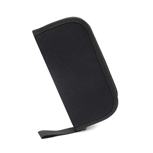 Preisvergleich Produktbild Multifunktionale Tasche Uhrmacher Tragbare Werkzeugtasche Kofferöffner Uhr Schraubendreher Reißverschluss Aufbewahrungstasche Schwarz - Schwarz