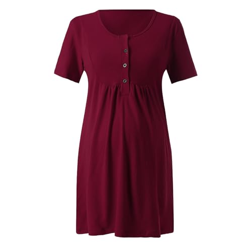 Chemise de nuit allaitement froncée pour un confort supérieur au quotidien