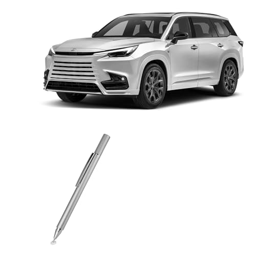 BoxWave Stylus Pen Compatible with Lexus 2024 TX 500h F Sport Performance Display (14 in) - FineTouch Capacitive Stylus, Super Precise Stylus Pen - Metallic Silver