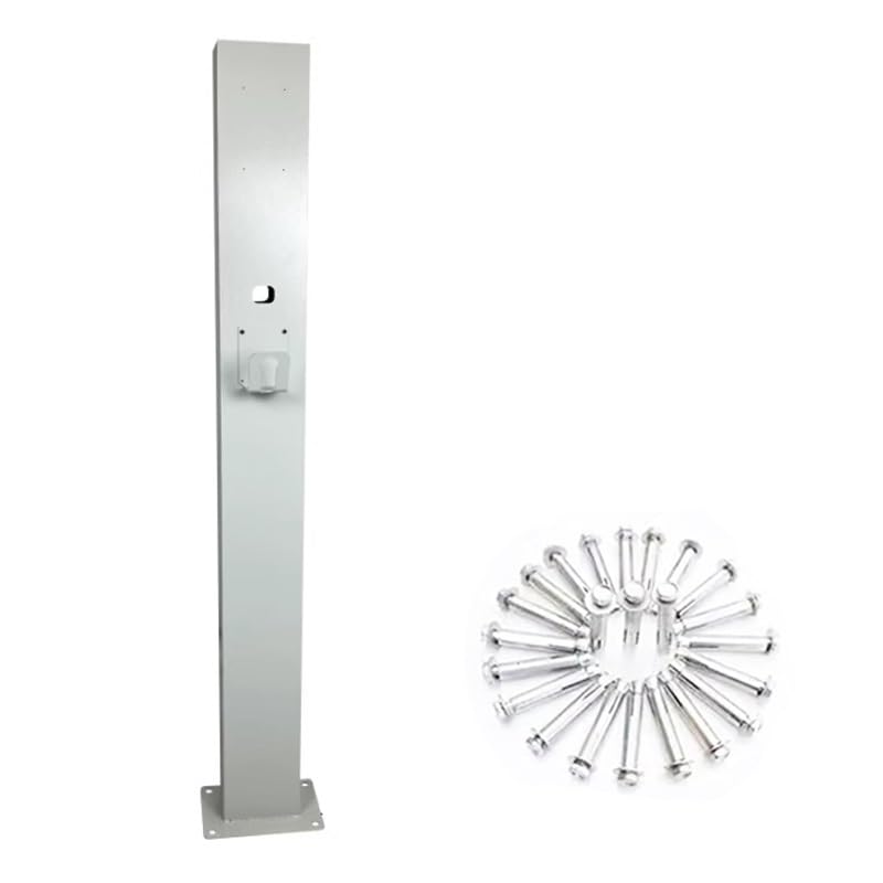 Support de chargeur EV blanc avec socle de connecteur mural pour extérieur