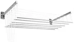 SECALUX VARAL DE PAREDE/TETO PRÁTICO – ALUMÍNIO – 1,00M