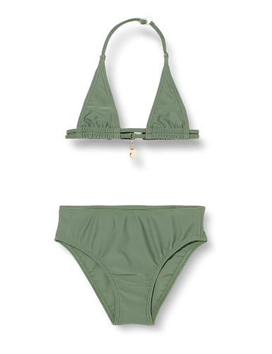 Maillot de bain deux pièces fille uni Haute Pression X9050 avec bijou de plage taille 6A