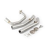 Pour Aprilia RS 125 2018-2023 RS4 125 2011-2020 Pot Échappement Moto Silencieux Tube Liaison 51 Mm Échappement Slip-on