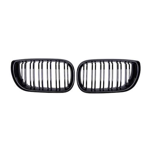Calandre avant de voiture look sportif double lamelle noir laqué pour E46 4 portes 2002-2005