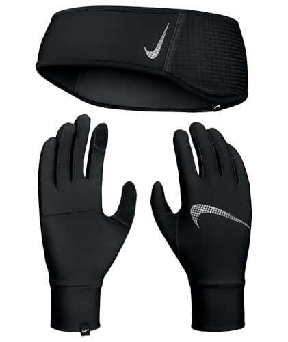 Nike Essential ensemble gants et bandeau contre le froid femme