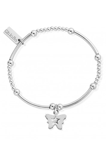 ChloBo - Cute Mini Butterfly Bracelet - Silver, O/S