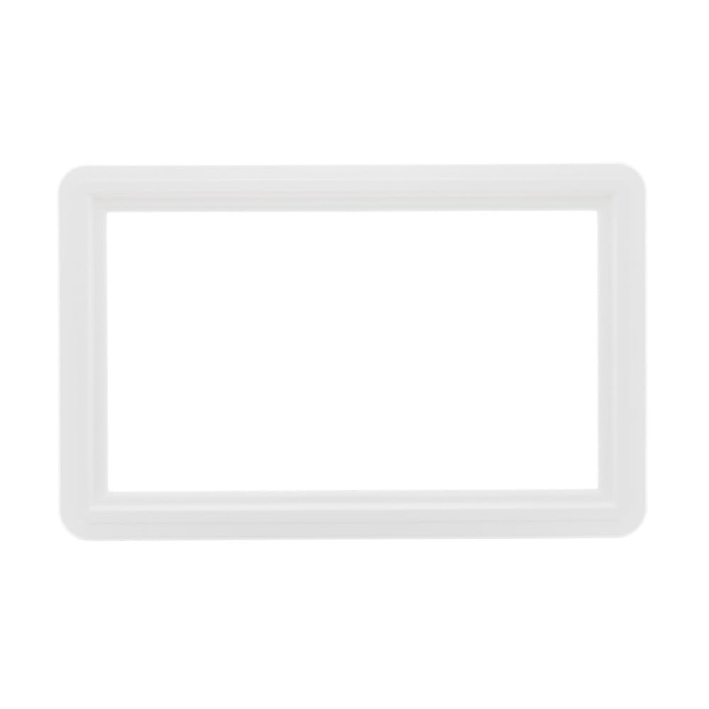 cyclingcolors oblò finestra per porta da garage rettangolare in PVC bianco con clip