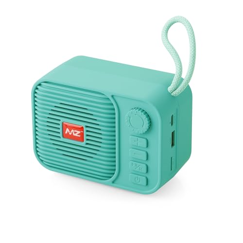 Image of MZ M208 (Portable Bluetooth Speaker) Dynamic Thunder Sound with High Bass, 5W Power with 1200mAh Battery (Green)
