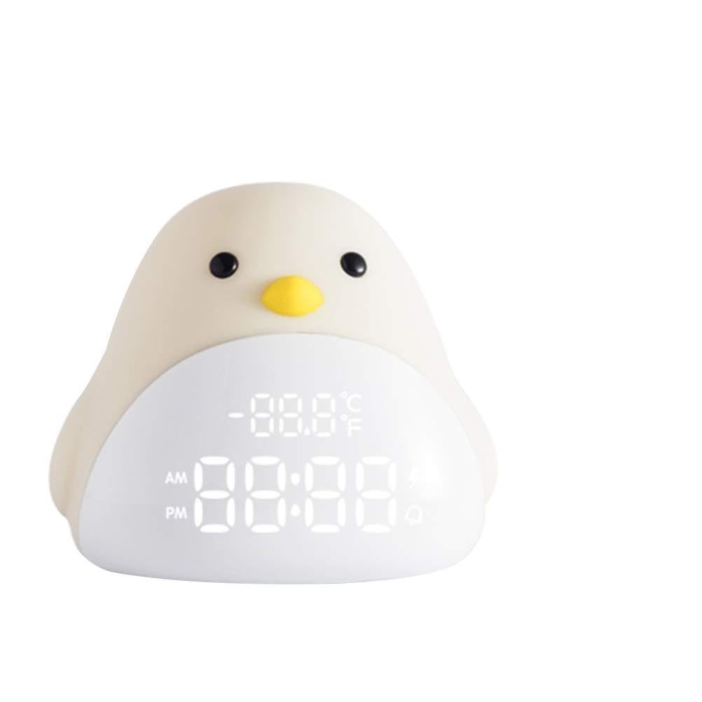 新品ほぼ未使用】光目覚まし時計 チャープ DAQICONCEPT ホワイト 鳥