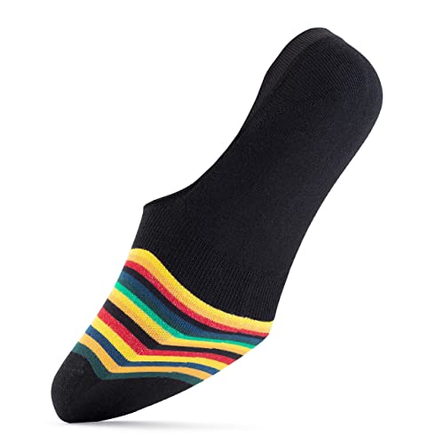 Image of SockSoho Premium Loafer Cotton Socks for MEN - (COLOR: Multicolor | Loafer Length | 7-12 UK Size)