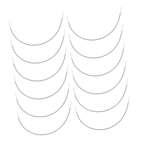 Veemoon 25 Pares llantas de ropa interior sujetadores gimnasia bras soporte anillos de acero aros para ropa interior anillo de soporte de ropa interior Acero inoxidable Silver