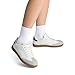 DREAM PAIRS Women's Tennis Sneakers Walking Flat Low-Top Casual Lace-Up Comfortable Nia Fashion Sneakers Shoes, Size 10,All White,SDFN2442W