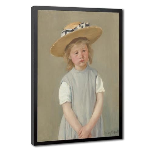 Toile Mary Cassatt Enfant dans un chapeau de paille pour décorer un bureau élégant