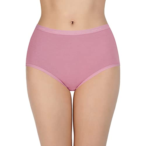 Image of Amante Solid Cotton Full Brief Panty Pack(Pack of 3)