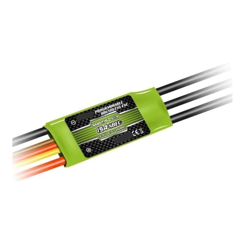ESC 15A sans balais 2-4S avec BEC 5V/2A pour avion intérieur F3P et modèles Mantis Slim