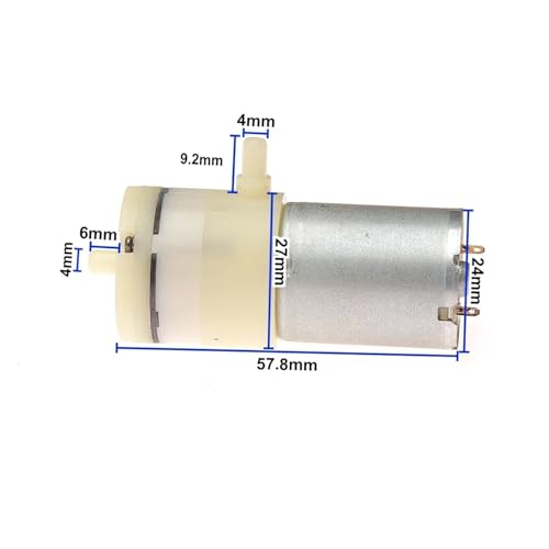 370 Air Pump DC 3V 3.7V 4.2V 5V Vacuum Pump miniatura 3