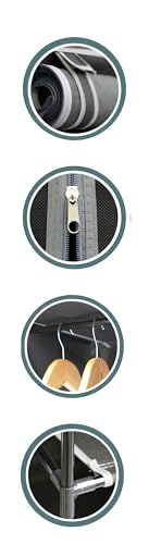 FORNOR 200200 Stoffschrank, 70 x 45 x 160 cm