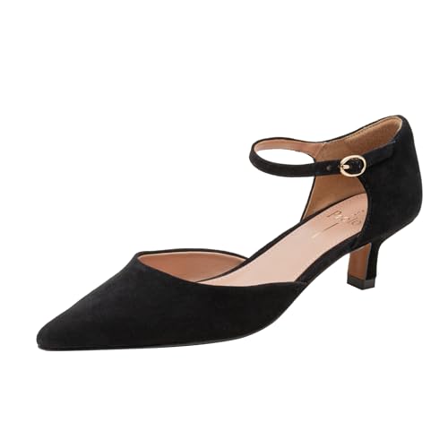 Linea Paolo - Carey - Womens Two-Piece Low Kitten Heel Pumps