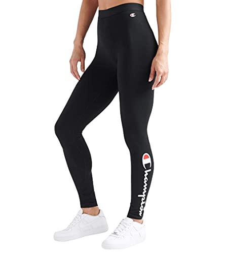 Champion Everyday Legging Leggings, Nero, M Donna