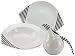 Produktbild Creatable, 11371, Serie Drop RATTENSCHARF, Servierset 3tlg Servier Set, Porzellan, Mehrfarbig, 43.5 x 32 x 20 cm, 3-Einheiten