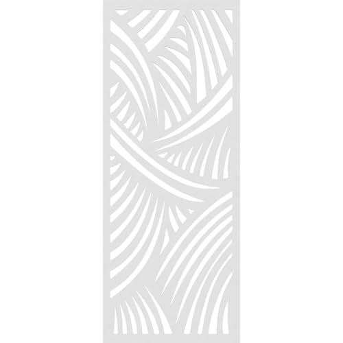Image of 23 3 /8 inchW x 59 3 /8 inchH x 3 /8 inchT Chester Decorative Fretwork Wall Panels in Architectural Grade PVC