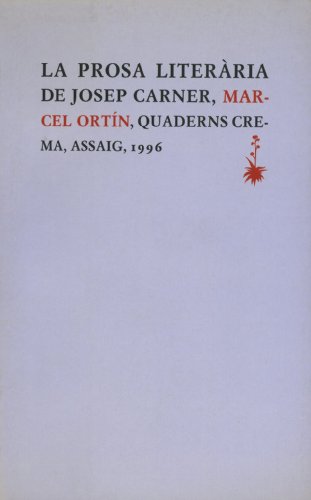 La prosa literària de Josep Carner