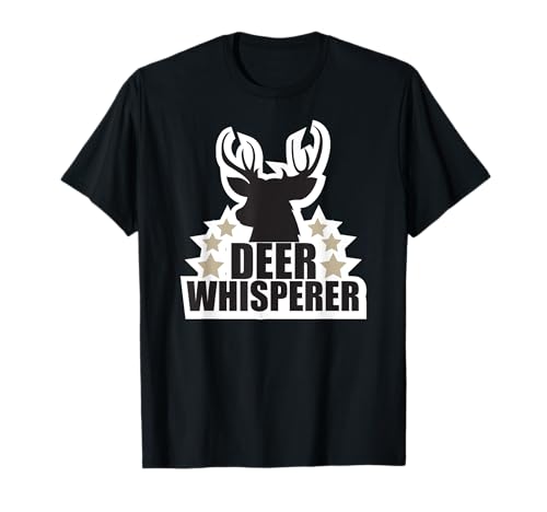 Deer Whisperer T-shirt Funny Hunting Tee regalo para cazadores Camiseta