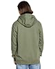 Quiksilver Fleece sweater BASIC HOODIE YOUNG Men's Green XXL #1