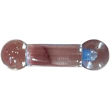 PA Ring 2G External Threaded UV Reactive Acrylic Straight Barbell Monster Screwball Ring Piercing Bar 5/8 Inch