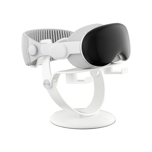 VR Headset Stand for Apple Vision Pro for Quest 3/2/Pro for Pico 4/3 for PSVR 2 for PS4 VR for PS5 VR2 for HTC Vive for Valve Index Universal Display Dock Station Controller Holder Storage Mount