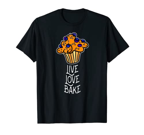 Live Love Bake - Regalo per la cottura dell'amore Maglietta