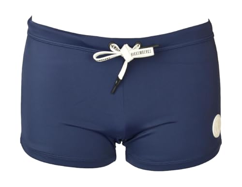 Boxer mare uomo BIKKEMBERGS elasticizzato piscina swimwear coulisse esterna articolo BKK25MTR01, Navy, L