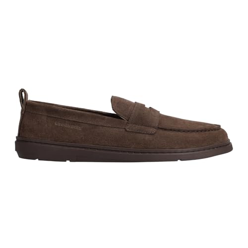 GROUNDIES Brisbane Women - Damen Barfußschuh/Loafer, Chocolate, 38