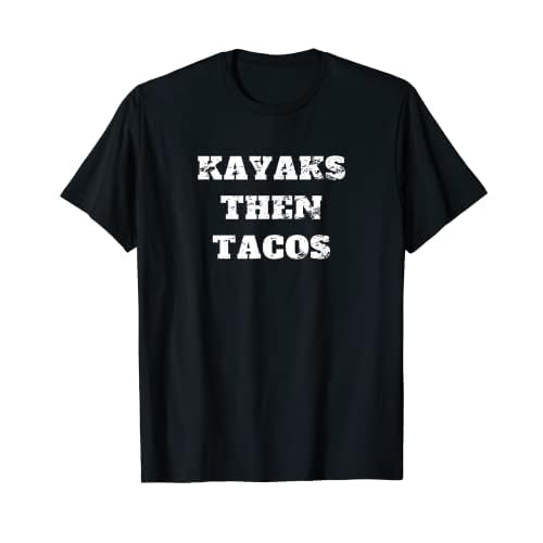 kayaks luego tacos retro vintage angustiado Camiseta