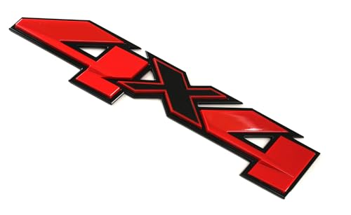 Emblema 3D de personalización 4x4 para renovar la cama trasera de GMC Sierra 3