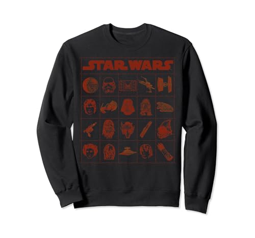 Sweatshirt Star Wars Rebel Bingo Squares idéal pour vos soirées cinéma