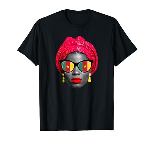 camerún historia negra juneteenth melanina reina africana Camiseta