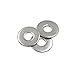 M4 Round Flat Washers 100Pcs, 12mm/0.47'' Outer Diameter, Stainless Steel Gaskets for Bolt Screw, Home Funiture Repair Fixing Fastening Hardware