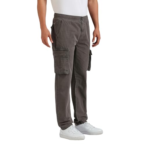 Image of Pepe Jeans Men Cotton Straight Fit Straight Casual Pants