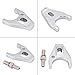 Distributor Clamp,Chrome Billet Aluminum Distributor Clamp Hold Down for Chev SBC BBC SB BB HEI Electronic