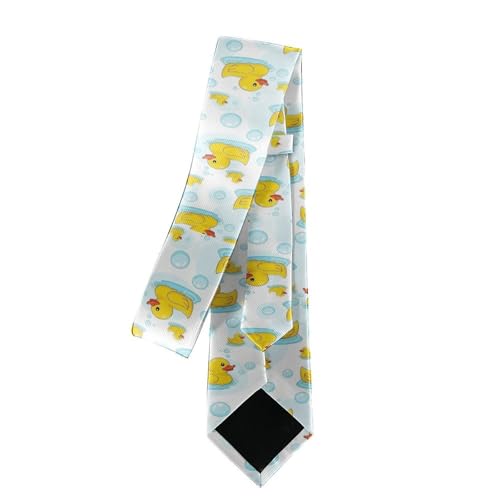 Supdreamc Men's Printed Necktie - Skinny Graduation Tie for Special Events4