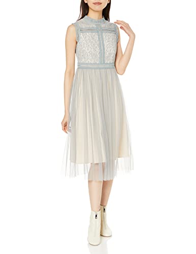 [ドリードールダイヤモンド] カジュアルパーティードレス 9028 レディース ブルーグレー S