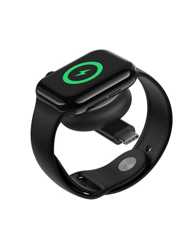 Belkin Portable USB-C Apple Watch Charger - MFi-Certified USB-C Charger for Apple Watch Series...